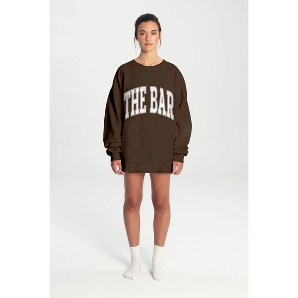 The Bar Tops - NWT Women's The Bar Sweatshirt L Brown